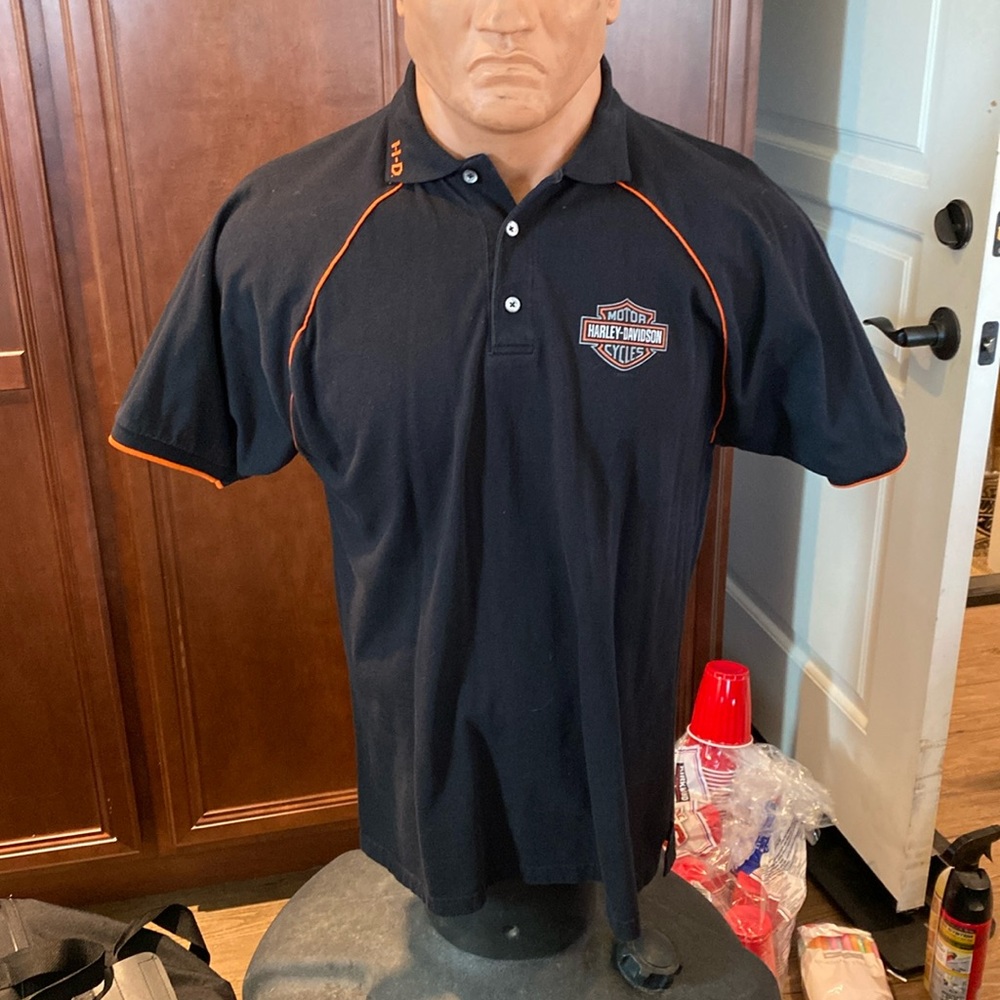 Vintage Men’s Harley Davidson Hacienda Polo